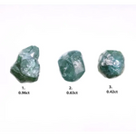 Natural blue rough diamond, loose raw uncut earth mined conflict-free rustic blue diamond for custom jewelry