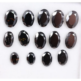 CVD Black Oval Diamonds Lot, Lab Grown Fancy Cut Polished Stones for Engagement Rings, Jewelry Making & Wholesale Buying