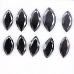 0.98 to 1.98 Ct Black Brown Marquise Cut Diamond, Lab Created CVD Diamond, Loose Fancy Diamond for Unique Jewelry & Anniversary Gift