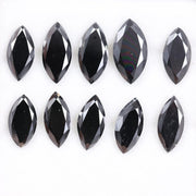 0.98 to 1.98 Ct Black Brown Marquise Cut Diamond, Lab Created CVD Diamond, Loose Fancy Diamond for Unique Jewelry & Anniversary Gift