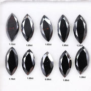 0.88 Ct To 1.23 Ct Marquise Cut Lab Grown Diamond Black Diamond Antique Cut Diamond Use For Custom Jewerly
