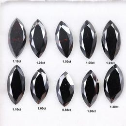 0.88 Ct To 1.23 Ct Marquise Cut Lab Grown Diamond Black Diamond Antique Cut Diamond Use For Custom Jewerly