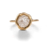 4.21 Ct white rough diamond White colored rough diamond with modern raw luxury appeal