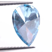 0.85 Carat Blue Pear Lab Grown Diamond, Pear Cut CVD Diamond, Blue Lab Created Diamond, Loose CVD Diamond for Engagament Ring or Earring