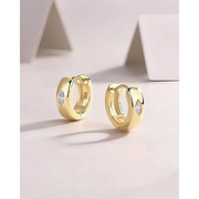 costco jewelry inspired gold hoop earrings with polished 14k gold finish and classic luxury beauty.
