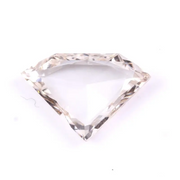 1.11 Ct Shield Rose Cut Light Brown Lab Grown Diamond – Ethical Sustainable CVD Loose Diamond for Engagement Rings and Custom Fine Jewelry