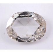 4.75 Ct Oval Cut Lab Grown Diamond, Light Champagne Loose CVD Lab Created Stone Ethical Sustainable Conflict-Free Luxury Diamond for Jewelry