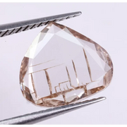0.98 CT Pear Cut Lab Grown Light Brown Diamond, Loose CVD Lab Created Stone, Eco-Friendly Ethical Sustainable Diamond for Wedding Jewelry