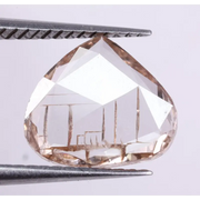 0.98 CT Pear Cut Lab Grown Light Brown Diamond, Loose CVD Lab Created Stone, Eco-Friendly Ethical Sustainable Diamond for Wedding Jewelry