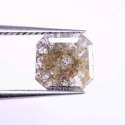 0.45 Ct Loose Uncut Asscher Lab Grown Diamond Use For Jewerly 
