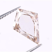 1.13 Ct Kite Cut Lab Grown Light Brown Diamond, Ethical Loose Lab Created Conflict Free Diamond for Unique Jewelry, Eco Friendly Diamond