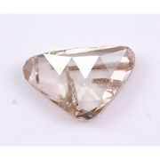 1.01 Ct Trillion Cut Lab Grown Fancy Brown Diamond, Ethical Loose CVD Diamond, Conflict Free Lab Created stone for Custom Jewelry