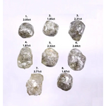 High quality earth mined irregular natural diamonds, raw uncut grey loose diamonds for jewelry making