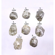 High quality earth mined irregular natural diamonds, raw uncut grey loose diamonds for jewelry making