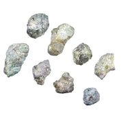 Loose Green Grey Rough Diamond, Uncut Raw Irregular Shape Earth Mined Diamond for Jewelry Making