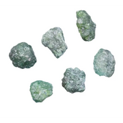 Loose green rough diamond, uncut raw irregular shape natural green earth mined diamond for jewelry making