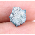 blue raw diamond crystal with diamond rough cut natural texture natural rough diamond 