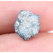 blue raw diamond crystal with diamond rough cut natural texture natural rough diamond 
