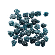 Fancy blue rough diamond lot loose uncut raw rustic earth mined conflict-free diamonds for rings jewelry making