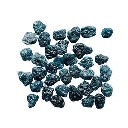 Fancy blue rough diamond lot loose uncut raw rustic earth mined conflict-free diamonds for rings jewelry making