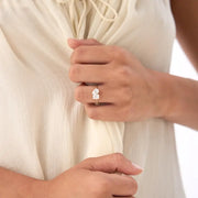 1.50 Ct Toi lab created diamond ring, prong setting, perfect for engagement or special occasions.