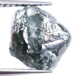 2.51 Ct Natural Blue Rough Diamond, Treated Uncut Earth-Mined Loose Stone, Raw Diamond for Custom Jewelry or Engagement Ring