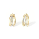gold stud earrings for men with sleek polished finish and mens hoop earrings gold style for trendy luxury fashion.