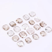 0.70 To 1.50 Ct White Brown Colored Diamond Lab Grown Diamond Rose Cut Oval Cushion Cut Diamond Custom For Jewerly