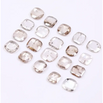 0.70 To 1.50 Ct White Brown Colored Diamond Lab Grown Diamond Rose Cut Oval Cushion Cut Diamond Custom For Jewerly