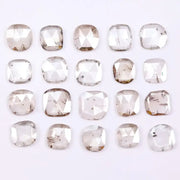 0.70 To 1.50 Ct White Brown Colored Diamond Lab Grown Diamond Rose Cut Oval Cushion Cut Diamond Custom For Jewerly