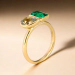 1.81 Ct MOI lab created round diamond ring, minimalist gold design, everyday luxury jewelry.