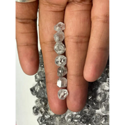 10.00 Ct Grey Lab Grown Colored Diamond Lot Uncut Rough Raw Diamond Lot Use For Custom Jewerly 