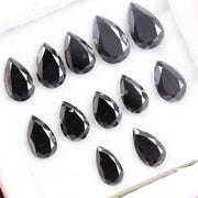 Black Pear Cut Lab Grown Diamond, Fancy CVD Loose Stone for Custom Jewelry Making, Ethical Sustainable Diamond, Perfect Gift for Her