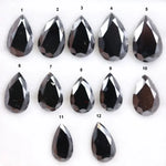 Black Pear Cut Lab Grown Diamond, Fancy CVD Loose Stone for Custom Jewelry Making, Ethical Sustainable Diamond, Perfect Gift for Her