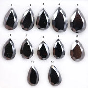 Black Pear Cut Lab Grown Diamond, Fancy CVD Loose Stone for Custom Jewelry Making, Ethical Sustainable Diamond, Perfect Gift for Her