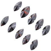 0.98 to 1.98 Ct Black Brown Marquise Cut Diamond, Lab Created CVD Diamond, Loose Fancy Diamond for Unique Jewelry & Anniversary Gift