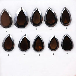 Pear Shape Lab Grown Diamonds 0.49 to 1.53 Ct, Fancy Loose Eco Friendly CVD Stones for Bridal Jewelry,