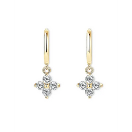 gold hoop earrings with stylish gold nugget earrings detailing and luxurious everyday jewelry appearance.