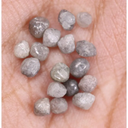 3.90 Ct Natural Grey Rough Diamond Lot Loose Uncut Raw Diamond Lot Use For Custom Jewerly 