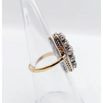 1.30 Ct rose cut lab created diamond ring with princess cut design, modern bridal engagement ring in elegant style