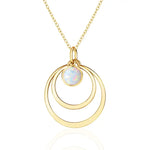 3.00 Ct Genuine Multicolour Diamond Necklace Elegant Minimalist Pendant Fine Jewelry for Her
