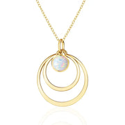 3.00 Ct Genuine Multicolour Diamond Necklace Elegant Minimalist Pendant Fine Jewelry for Her