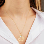 3.00 Ct Genuine Multicolour Diamond Necklace Elegant Minimalist Pendant Fine Jewelry for Her