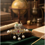 3.50 Ct Round Pear Cut Diamond Lab Grown Diamond Elephat Cut Diamond Design Brooch Engagement Brooch Use for Men 