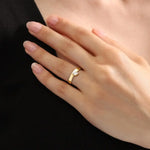 Minimalist lab grown diamond stacking ring thin elegant band for daily wear