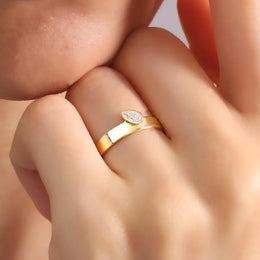 Minimalist lab grown diamond stacking ring thin elegant band for daily wear
