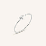 Delicate 14K gold diamond sunburst signet ring minimal feminine jewelry for her