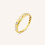 featuring a diamond sunburst. A perfect minimal jewelry piece for effortless elegance.