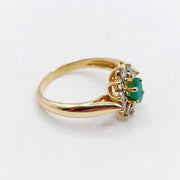 Close-up of lab created diamond with stunning sparkle and clarity ideal for custom engagement ring design
