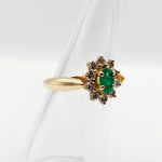 Close-up of lab created diamond with stunning sparkle and clarity ideal for custom engagement ring design